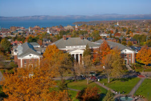 University of Vermont campus in fall